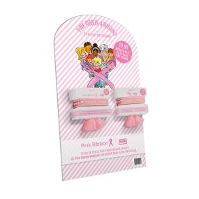 Pink Ribbon Armband 2021 Display NL - 30 stuks