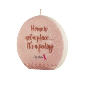 Pink Ribbon Kaars
