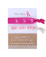 Pink Ribbon elastische wensbandjes
