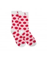 Pink Ribbon Sokken Pink Dots