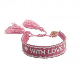 Pink Ribbon - Armband 2021 NL Donkerroze - Limited Edition 
