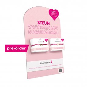 Pink Ribbon Armband 2022 - display (30 stuks)